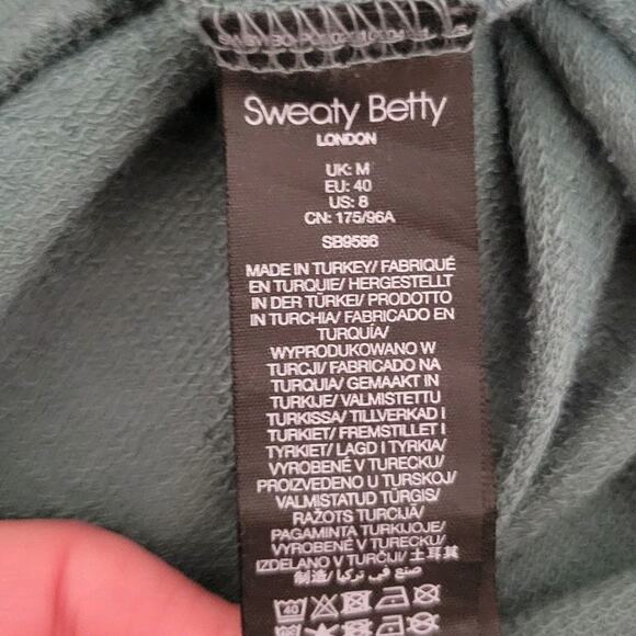 Sweaty Betty After Class Hoodie Green US M/8 - Picture 5 of 7